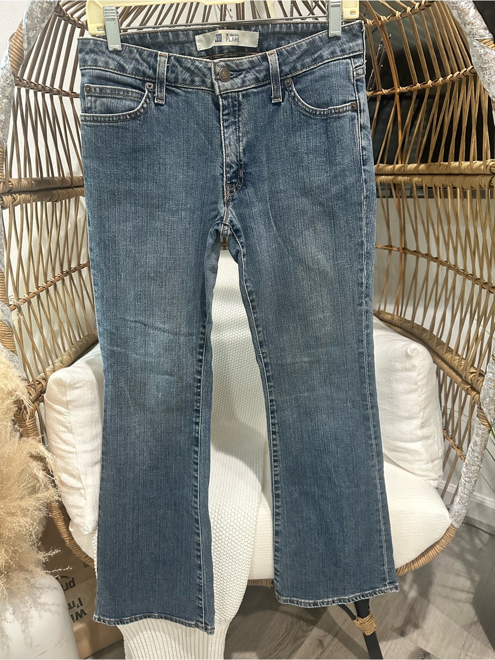 👖 Vintage Y2K Gap Original Flare Ankle Jeans - Size 4